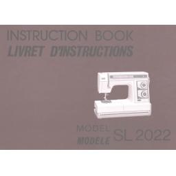 NEW HOME SL2022 Instruction Manual (Printed)