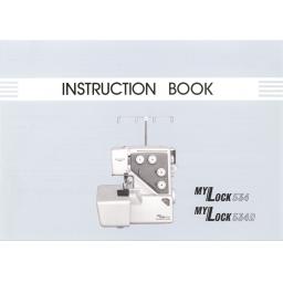 MY LOCK 534 & 534D Overlocker Instruction Manual (Printed)