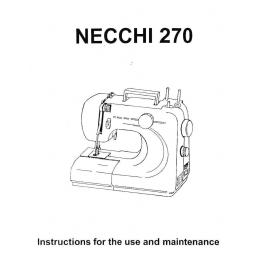 NECCHI Sylvia 270 Instruction Manual (Download)