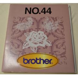 BROTHER Embroidery Design Card No. 44 Free Standing Lace