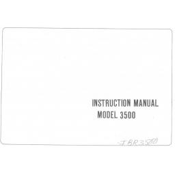 Riccar Model 3500 Instruction Manual (Download)