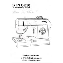 SINGER 5805C Instruction Manual (Download)