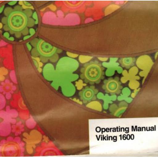 HUSQVARNA/VIKING 1600 Instruction Manual (Download)