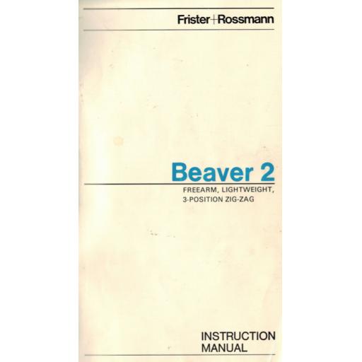 Frister + Rossmann Beaver 2 Instruction Manual (Download)