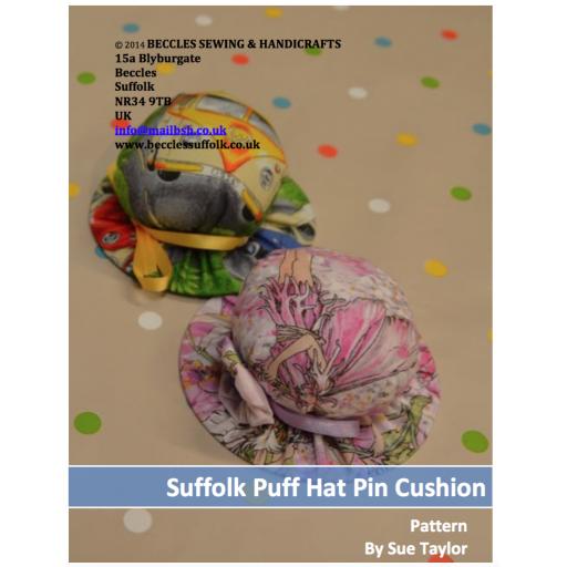 PERFECT PIN CUSHION - Suffolk Puff Hat Pin Cushion (Download)