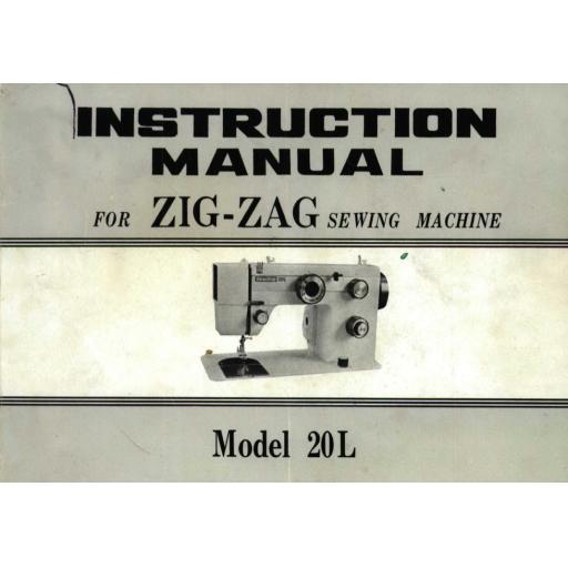 Necchi Sewline 20L Instruction Manual (Printed)