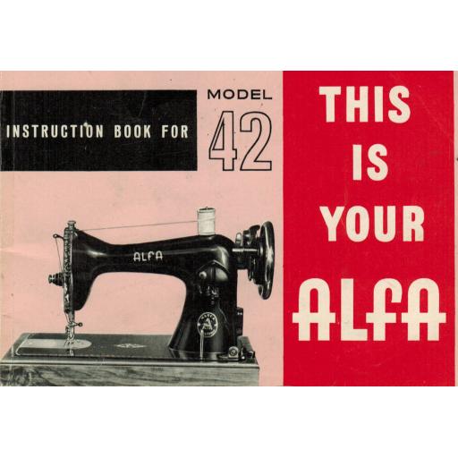 ALFA Model 42 Instruction Manual (Printed)