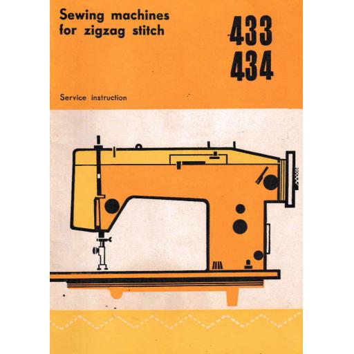 OMEGA Models 433 & 434 Sewing Machine Instruction Manual (Printed)