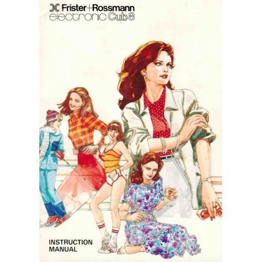 FRISTER + ROSSMANN Cub 8 Instruction Manual (Printed)