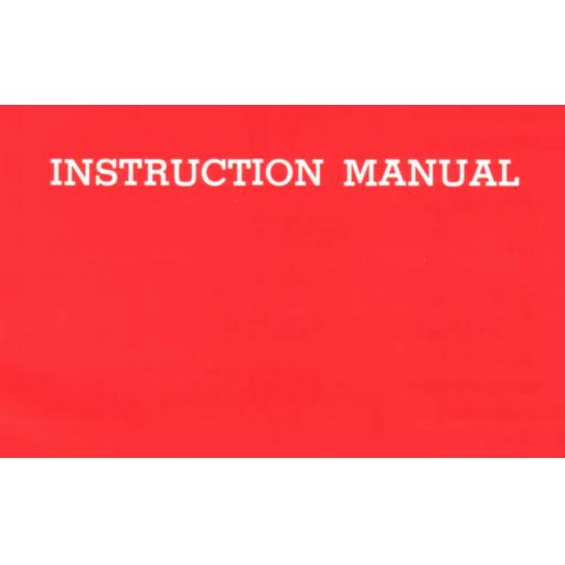 Unknown Brand (Model 200) Instruction Manual (Download)