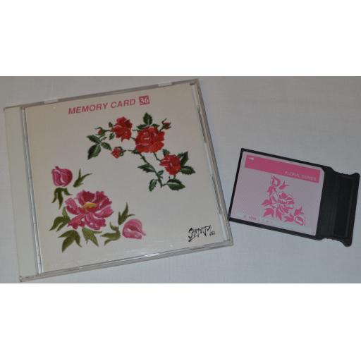 JANOME Embroidery Card No. 36 - FLORAL SERIES