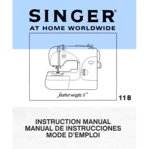 1905 Singer Sewing Machine Attachments Manual – Style 11, #27 – Free Shipping