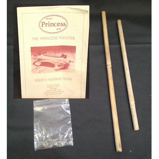 Original British Princess Pleater - With Instruction Manual, Dowls and 37 Needles